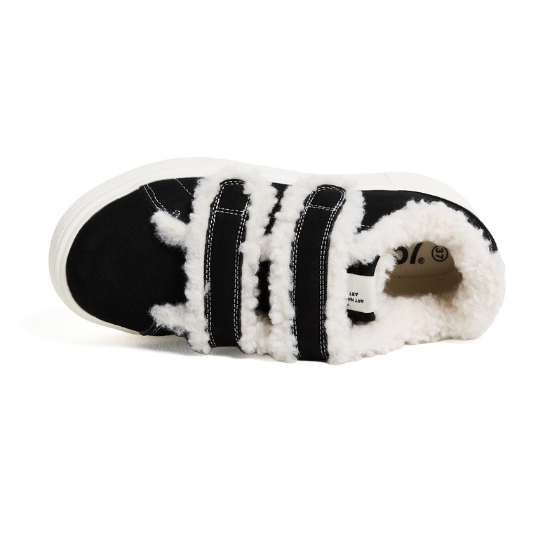 Faux Shearling Sneakers "Rue"